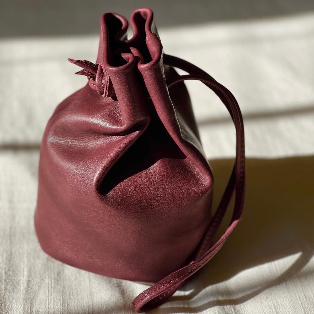 Tree Fairfax Leather Fefe Pouch Crossbody Bag